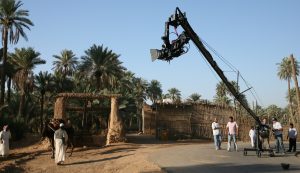 Filming in Saudi Arabia