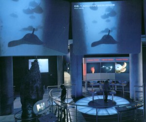 An interactive, aquarium gallery.