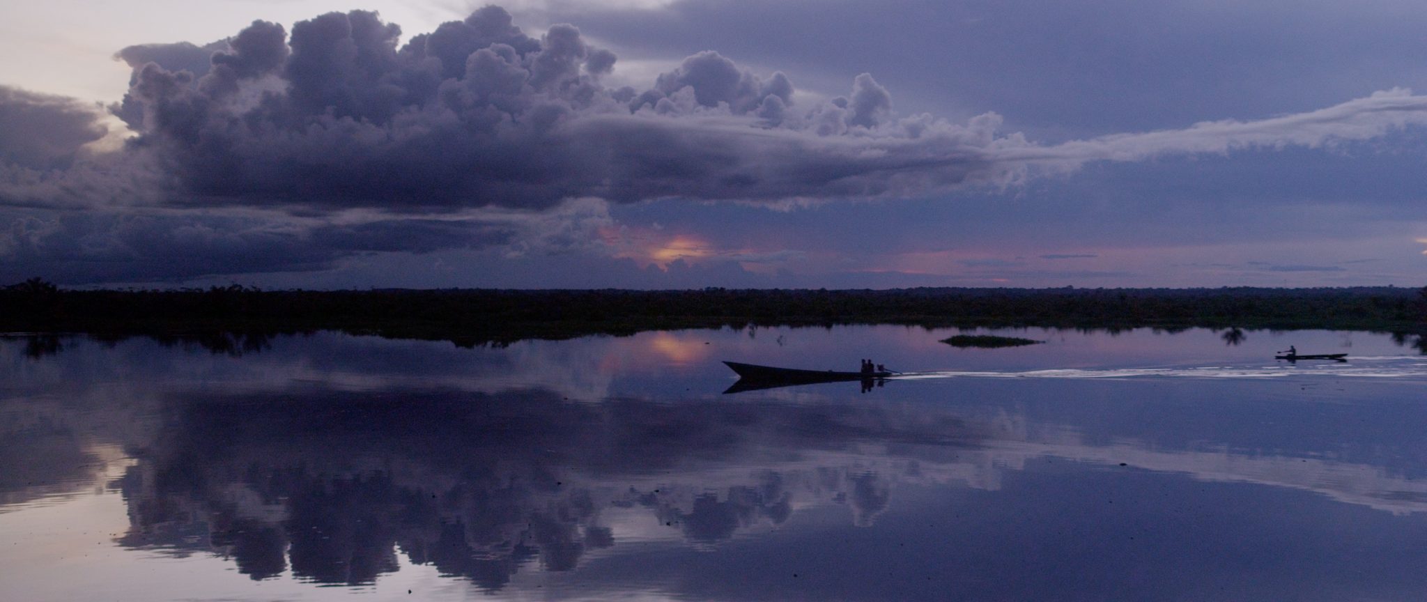 Sunset of the River Amazon, near Iquitos, Peru. Photo credit: Yoho Media.