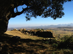 Aksum; Ethiopian highlands.