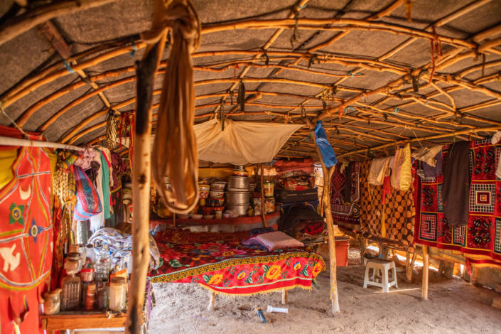 Family home; a Rezeigat nomad tent, South Darfur, Sudan.