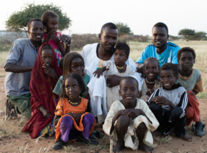 Rezeigat nomad familes. South Darfur, Sudan.