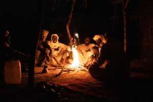 Fireside chat, South Darfur, Sudan.