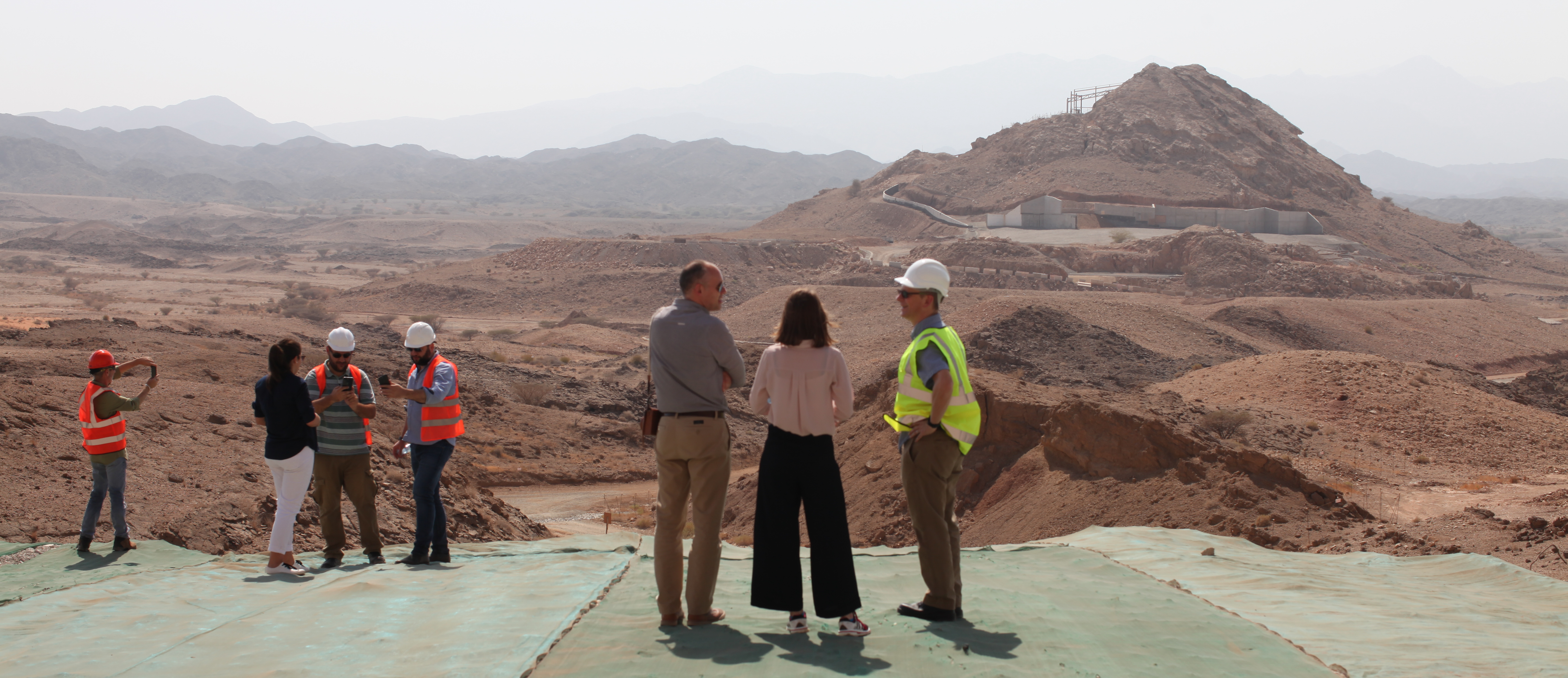 One day all this will be green - the site of the Oman Botanic Garden