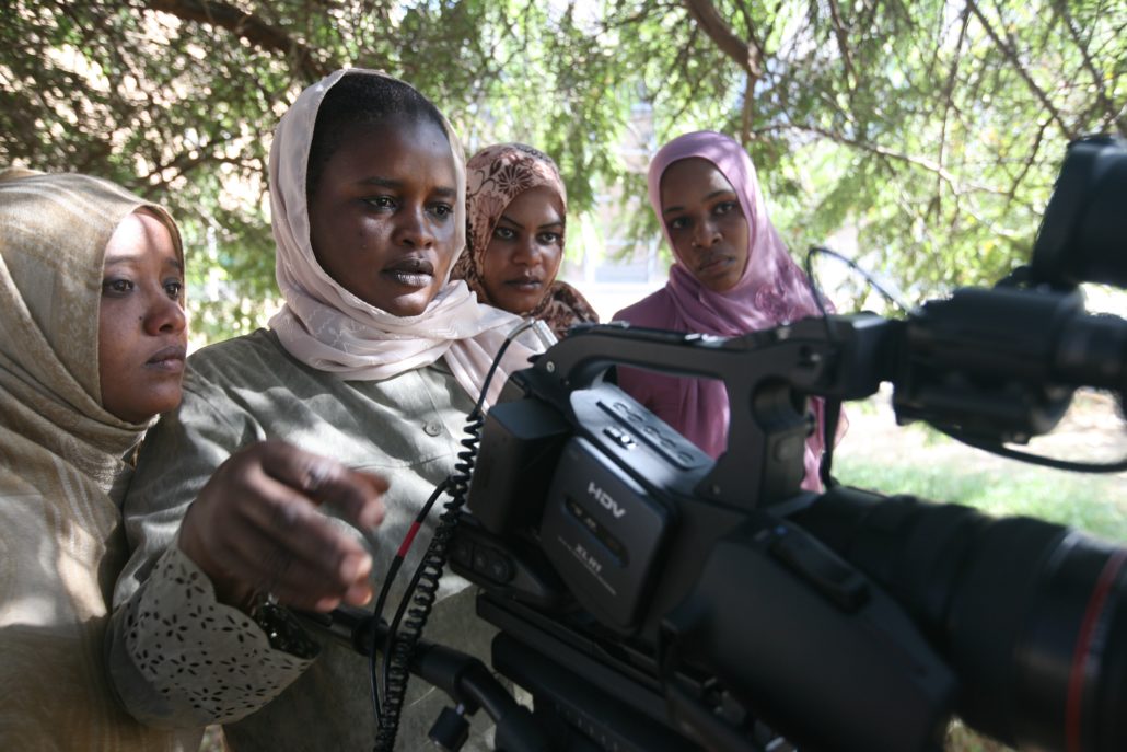 Media training in Suakin, Sudan.