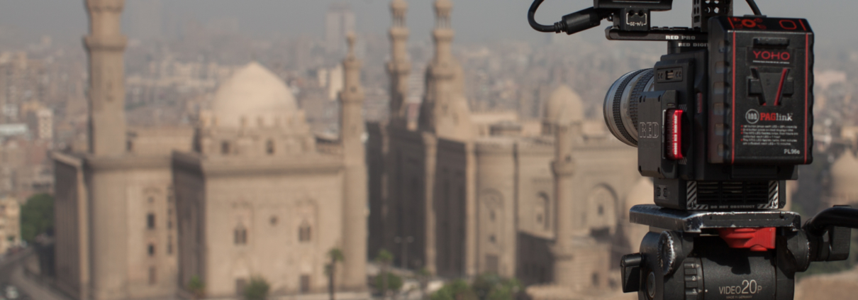 Location filming in Cairo