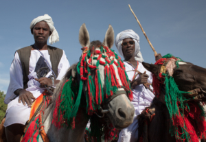 Horsemen. Nyala, South Darfur.