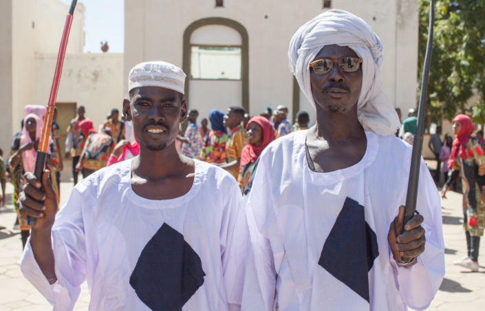 Tribesmen. Nyala, Darfur.